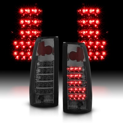 Chevy 3500 Pickup 1988-1998 Smoked LED Tail Lights