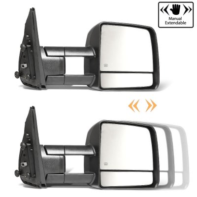 Toyota Tundra 2007-2021 Towing Mirrors Smoked Switchback LED Sequential Signal
