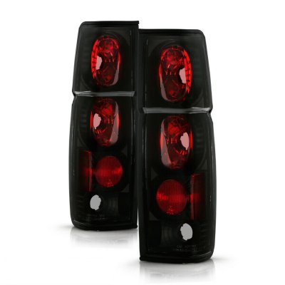 Nissan Hardbody 1986-1997 Black Smoked Altezza Tail Lights