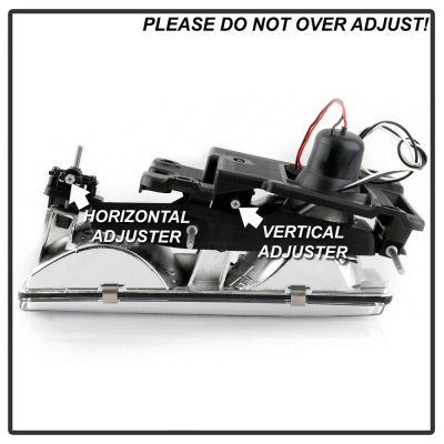 Chevy Tahoe 1995-1999 Black Projector Headlights