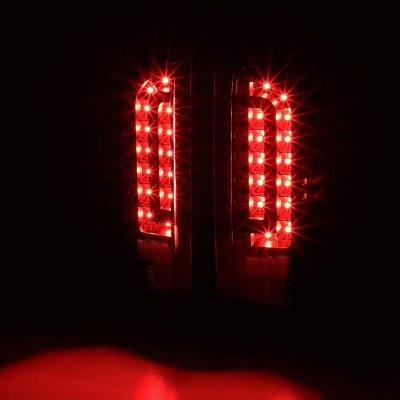 Ford Bronco 1989-1996 Black Smoked LED Tail Lights