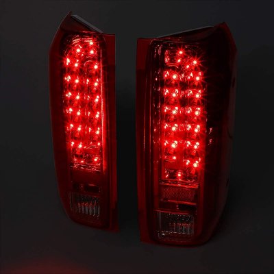 Ford F350 1989-1997 Red LED Tail Lights