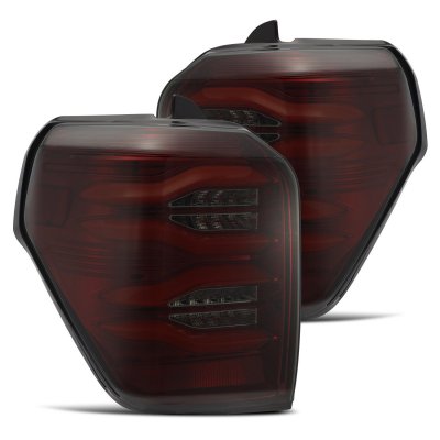 Toyota 4Runner 2010-2022 AlphaRex Red and Smoked LED Tail Lights Sequential Signals