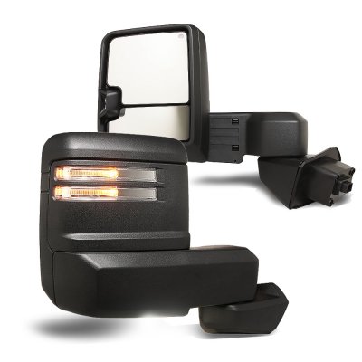 GMC Sierra 1500 2019-2022 Towing Mirrors LED Lights Power Heated Glass