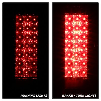 Chevy Silverado 2007-2013 Chrome LED Tail Lights