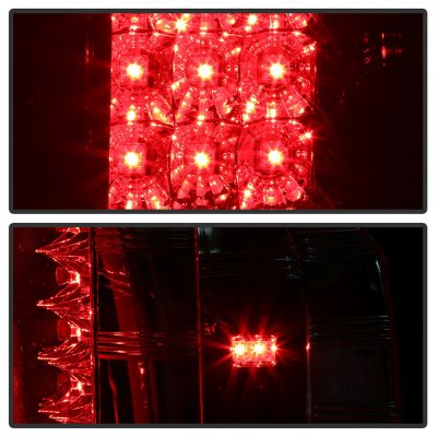 Chevy Silverado 2007-2013 Chrome LED Tail Lights