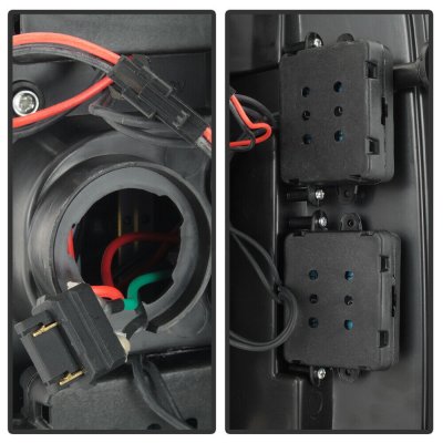 Chevy Silverado 2007-2013 Chrome LED Tail Lights