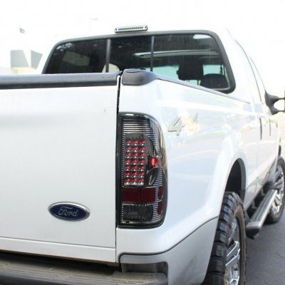 Ford F450 Super Duty 1999-2007 Smoked LED Tail Lights