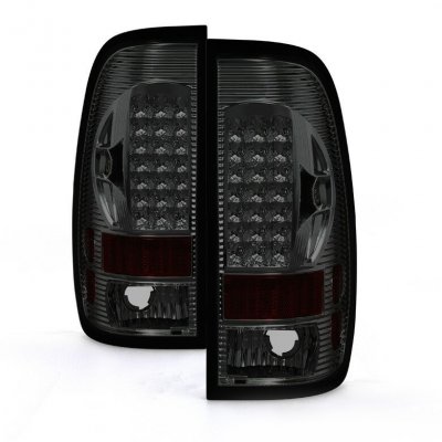 Ford F550 Super Duty 1999-2007 Smoked LED Tail Lights