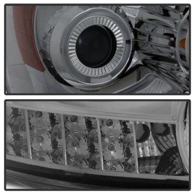 Dodge Ram 2006-2008 Smoked Halo Projector Headlights LED