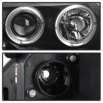 BMW Z4 2003-2008 Black Halo HID Projector Headlights