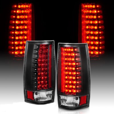 Chevy Tahoe 2007-2014 Black LED Tail Lights