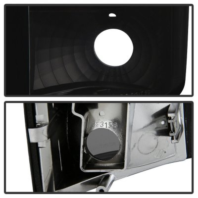 Chevy Tahoe 1995-1999 Altezza Tail Lights Black Smoked