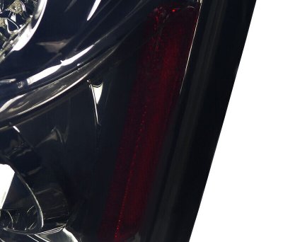 Dodge Magnum 2005-2008 Red and Smoked LED Tail Lights