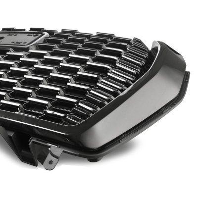 GMC Yukon 2021-2024 Glossy Black Denali Style Grille and Hood Molding Trim