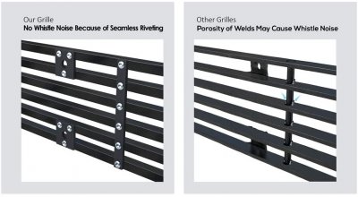 Chevy 3500 Pickup 1994-1998 Black Replacement Billet Grille Insert