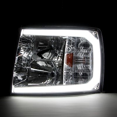 Chevy Silverado 2007-2013 LED DRL Headlights