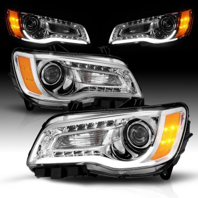 Chrysler 300 2011-2014 LED DRL Projector Headlights