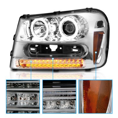 thumbnail image 2 of 13pc Blue LED Interior Light Kit For Chevy Trailblazer 2002-2009 With Tool 2 of 5