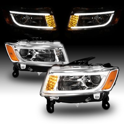 Jeep Grand Cherokee 2014-2016 Projector Headlights LED DRL Signals