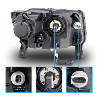 Jeep Grand Cherokee 2014-2016 Projector Headlights LED DRL Signals