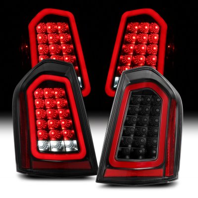 Chrysler 300 2011-2014 Black Full LED Tail Lights