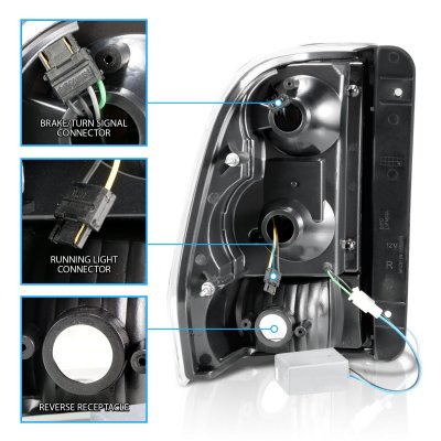 Chevy TrailBlazer 2002-2009 LED Tail Lights Tube