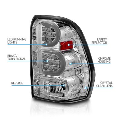 Chevy TrailBlazer 2002-2009 LED Tail Lights Tube