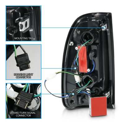 thumbnail image 2 of Yellowspeed Tail Light Assembly For Toyota Tundra (2000-2006) – Clear/Chrome, Set With Bulbs 2 of 5
