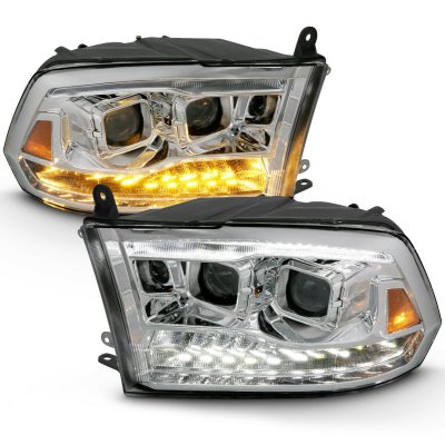 Dodge Ram 2009-2018 Dual Projector Headlights LED DRL