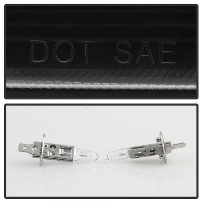 GMC Yukon 2007-2014 Black Halo Projector Headlights with LED