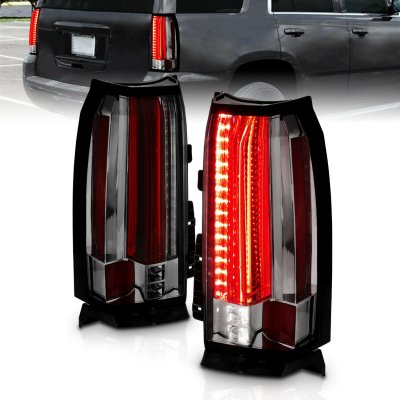 Chevy Suburban 2015-2020 Smoked LED Tail Lights Redline