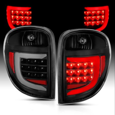 Dodge Caravan 2004-2007 Black LED Tail Lights Tube
