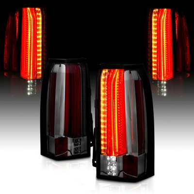 GMC Yukon 2015-2020 Smoked LED Tail Lights Redline