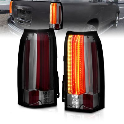 GMC Yukon 2015-2020 Smoked LED Tail Lights Redline