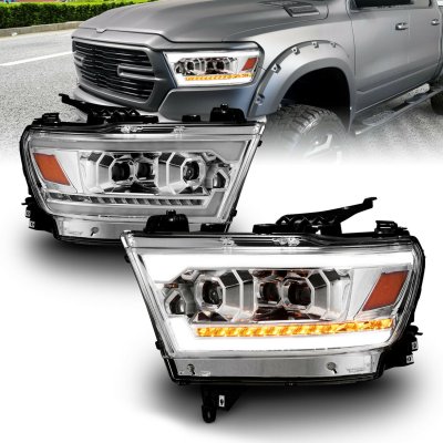 SEBLAFF Full LED Reflector Headlights W/ DRL For Dodge RAM 1500 (2019-2023) - Pair