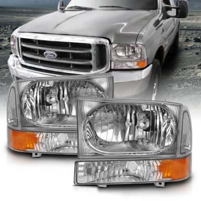 Ford F350 Super Duty 1999-2004 Headlights Set