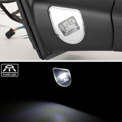 Dodge Ram 1500 2019-2023 Towing Mirrors Chrome Power Heated Signal Lights