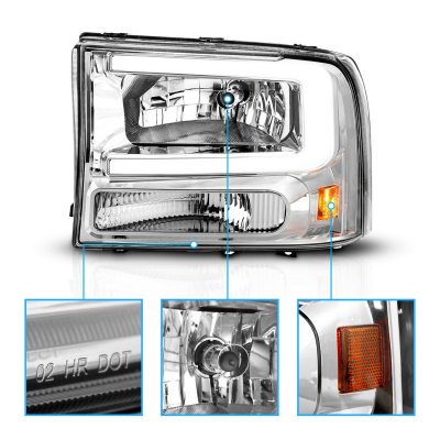 Ford Excursion 2000-2004 LED DRL Headlights