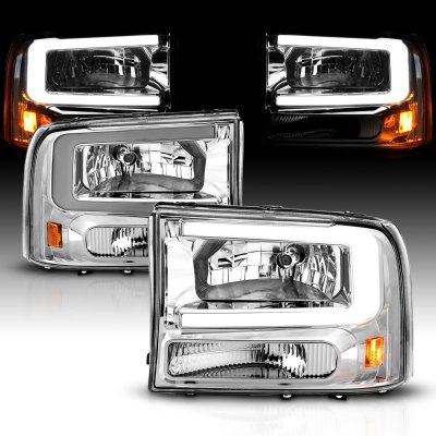Ford F350 Super Duty 1999-2004 LED DRL Headlights
