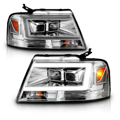 Ford F150 2004-2008 LED DRL Projector Headlights