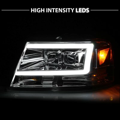 Ford F150 2004-2008 LED DRL Projector Headlights