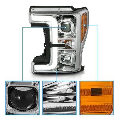 Ford F350 Super Duty 2017-2019 Projector Headlights DRL