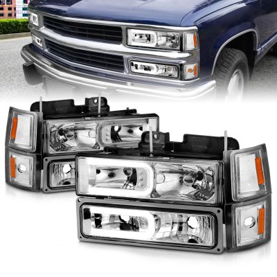 1994 Chevy Blazer Full Size Headlights Bumper Lights DRL