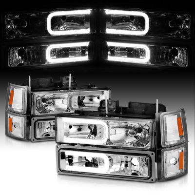 1994 Chevy Blazer Full Size Headlights Bumper Lights DRL