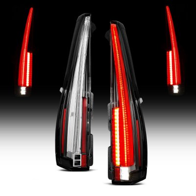GMC Yukon XL 2007-2014 Clear Full LED Tail Lights Conversion