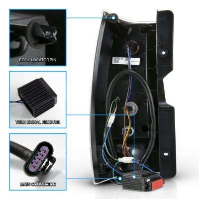 Chevy Suburban 2007-2014 LED Tail Lights DRL Tube