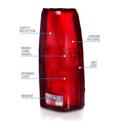 Chevy 1500 Pickup 1988-1998 Tail Lights