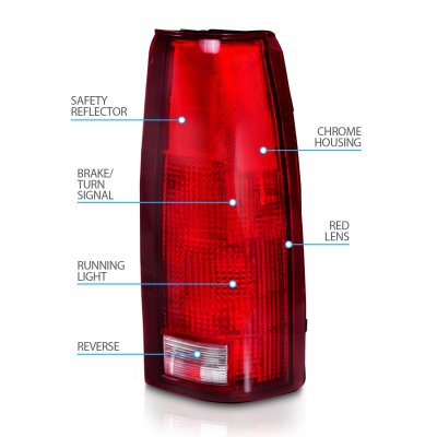 Chevy Suburban 1992-1999 Tail Lights