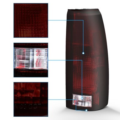 GMC Yukon Denali 1999-2000 Tinted Tail Lights